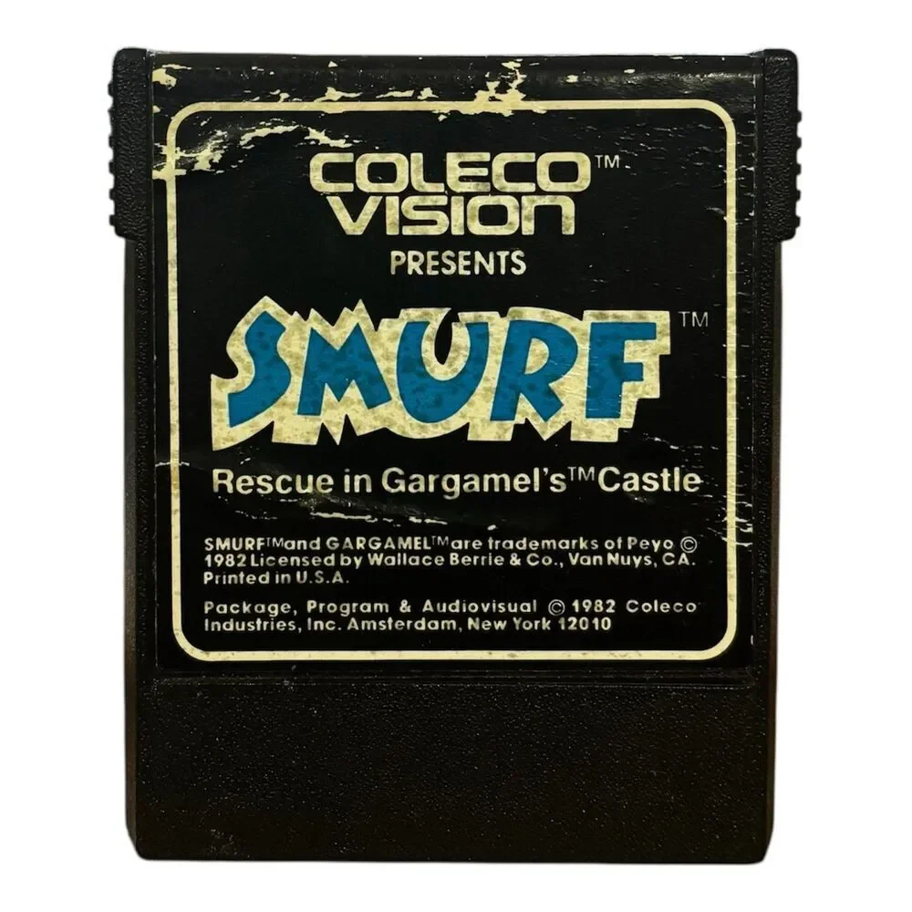 Smurf Rescue in Gargamel's Castle - ColecoVision - Cartridge Only Tested & Works